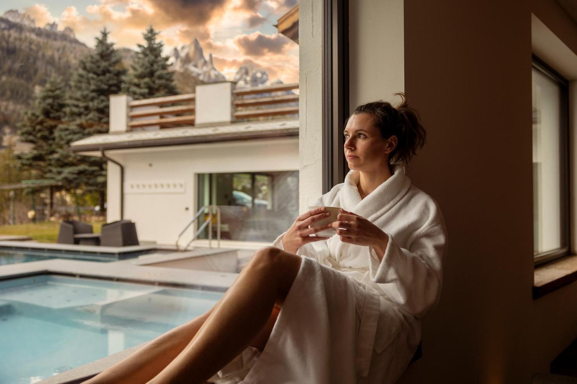 Hotel Terme Antico Bagno Pozza di Fassa Exterior photo